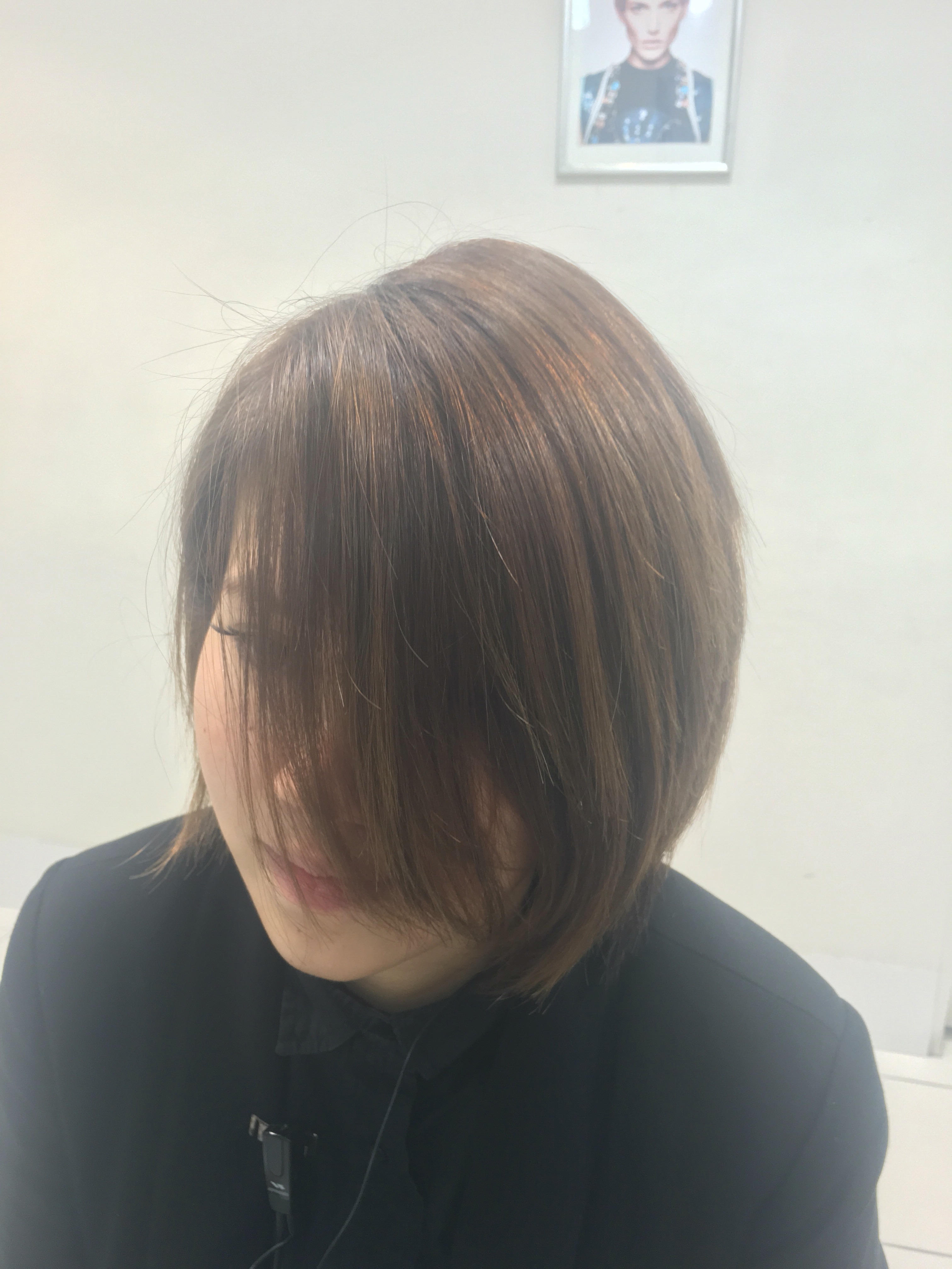 伸ばし中の前髪をコテで簡単に Fukuoka Ito Salon Blog Toni Guy Hairdressing