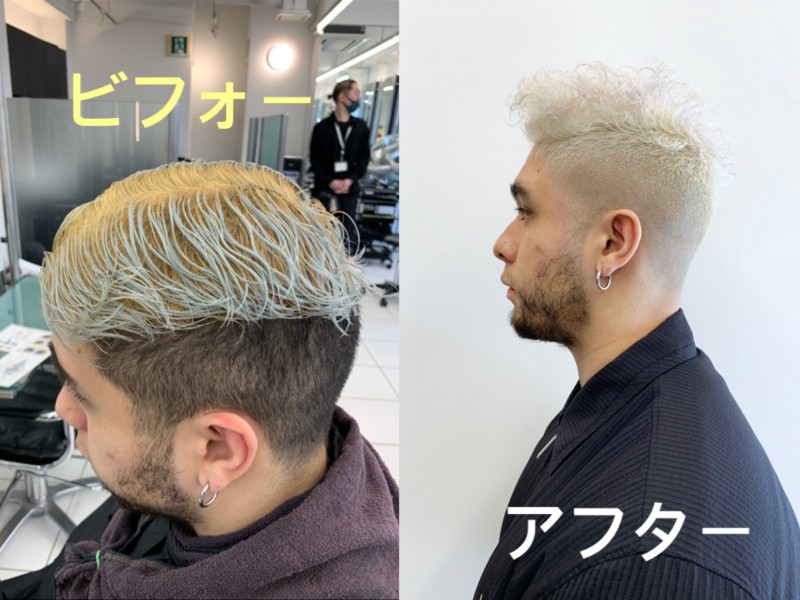 ブリーチと紫シャンプーだけで ホワイトブロンドカラーを作る Hiroo Salon Blog Toni Guy Hairdressing